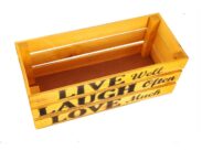 Интерьерный ящик 30х12х12  см  ‘Live’ лимон